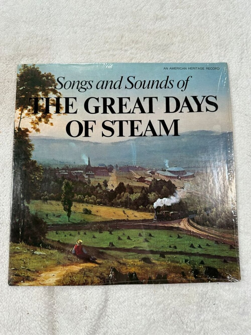 Songs And Sounds Of The Great Days Of Steam 1975 LP 33 RPM Vinyl Columbia Folk